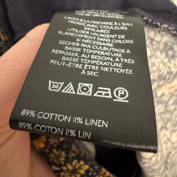 Free People Big Time Printed Trouser Shorts Sunflower Combo NWT Size 10 - Picture 7 of 9